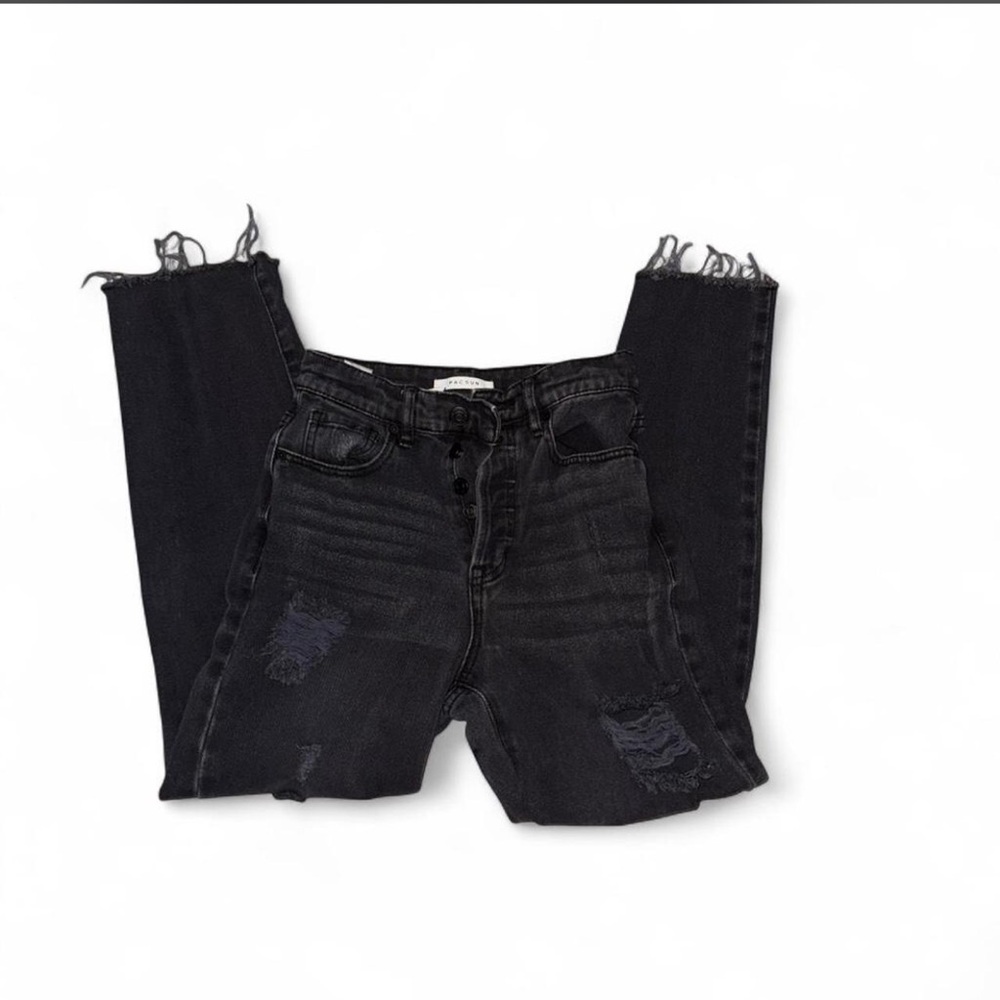 PACSUN High Rise Straight Jeans
Size 23
Inseam 23”